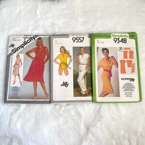 3 Simplicity Sewing Patterns